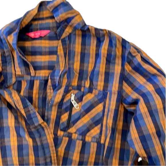 Rip Curl medium long sleeve button up shirt with front zip - Picture 2 of 5